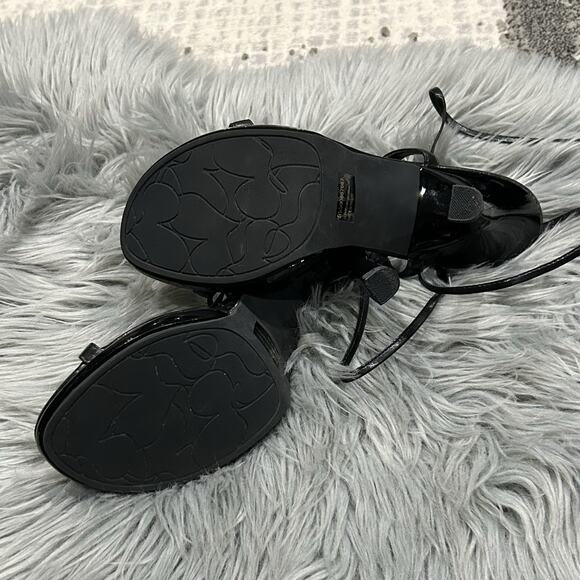 NOMI Y2K 2000's Black Strappy Heel‎ Womens Size 9 - Picture 5 of 7